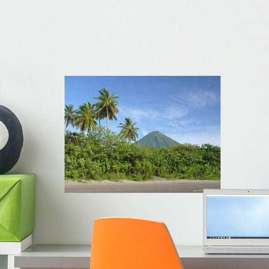 Black Sand Beach Isla Wall Decal