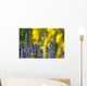 Purple Lavender and Yellow Wall Decal