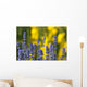 Purple Lavender and Yellow Wall Decal
