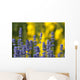 Purple Lavender and Yellow Wall Decal