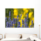 Purple Lavender and Yellow Wall Decal