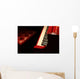 Red Piano Wall Decal