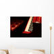 Red Piano Wall Decal