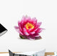 Lotus Flower White Wall Decal