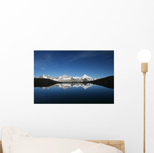 Swiss Alps Wall Decal