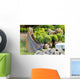 Construction Work Garden Wall Decal