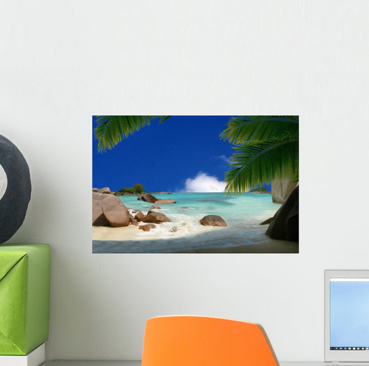 Tropical Beach Wall Decal Design 5
