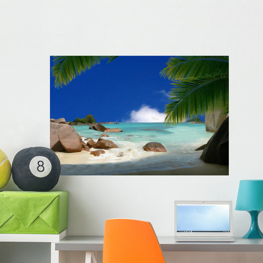 Tropical Beach Wall Decal Design 5