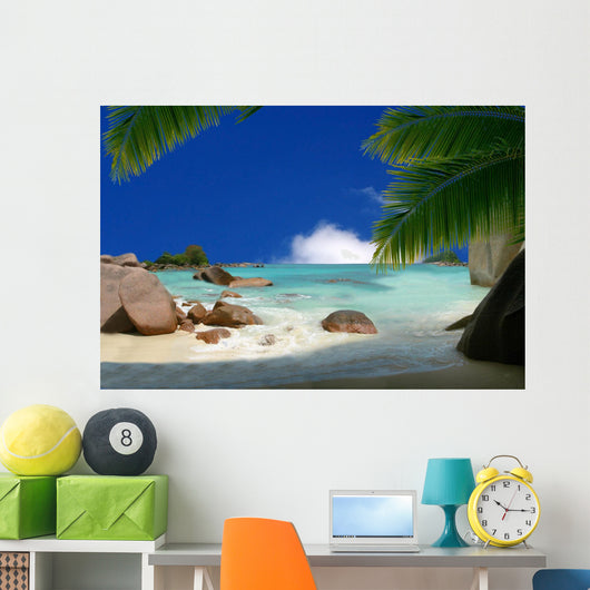 Tropical Beach Wall Decal Design 5