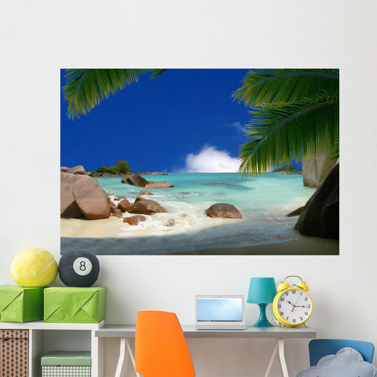 Tropical Beach Wall Decal Design 5