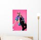 Stylish Young Woman Posing Wall Decal