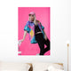 Stylish Young Woman Posing Wall Decal