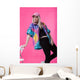 Stylish Young Woman Posing Wall Decal