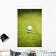 Golf Ball On A Tee Wall Mural