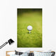 Golf Ball On A Tee Wall Mural