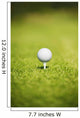 Golf Ball On A Tee Wall Mural