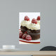 Chocolate and Raspberry Cupcakes Wall Decal Design 2