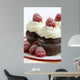 Chocolate and Raspberry Cupcakes Wall Decal Design 2