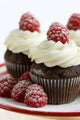 Chocolate and Raspberry Cupcakes Wall Decal Design 2