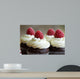 Chocolate and Raspberry Cupcakes Wall Mural