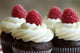 Chocolate and Raspberry Cupcakes Wall Mural