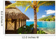 Tropical Bungalow and Palm Wall Decal