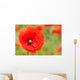 Perfect Red Poppy Wall Decal