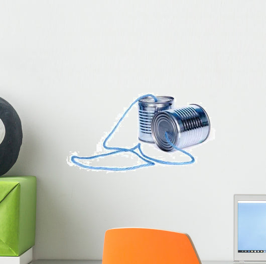Can Telephones Wall Decal