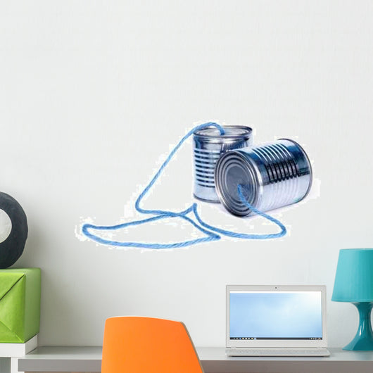 Can Telephones Wall Decal