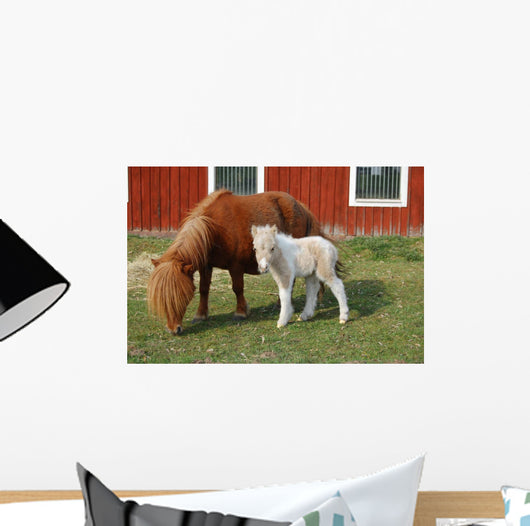 Mare with Foal Wall Decal