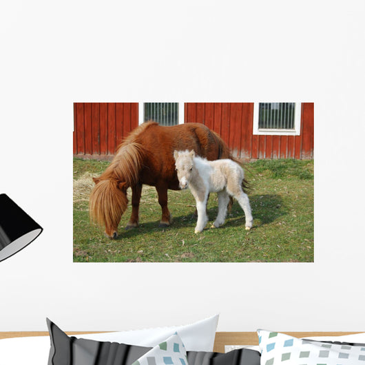 Mare with Foal Wall Decal
