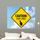 Caution 100 Wall Decal