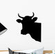 Cow Head Wall Decal