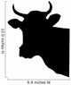 Cow Head Wall Decal