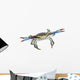 Live Blue Crab Wall Decal