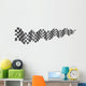 Checkered Flag Long Size Wall Decal