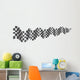 Checkered Flag Long Size Wall Decal