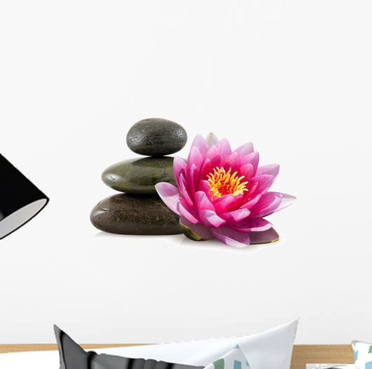 Flower Lotus and Zen Wall Decal