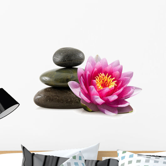 Flower Lotus and Zen Wall Decal
