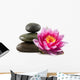 Flower Lotus and Zen Wall Decal