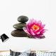 Flower Lotus and Zen Wall Decal