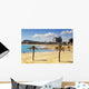 Spain Barcelona Beach Wall Decal Design 1