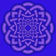 Violet Celtic Knot Design Wall Decal