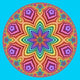Pastel Kaleidoscope Wall Decal