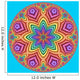 Pastel Kaleidoscope Wall Decal