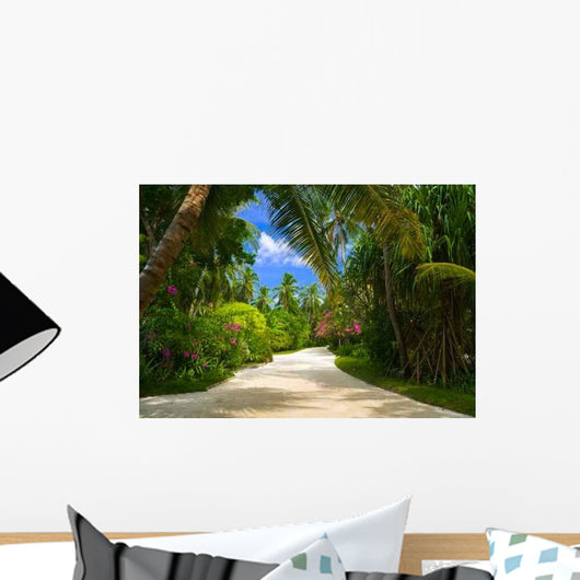 Pathway Tropical Park Wall Decal