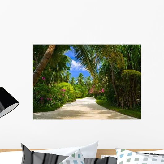 Pathway Tropical Park Wall Decal
