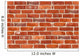 Brick Seamless Pattern Wall Decal