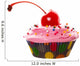 Big Cherry Cupcake Wall Decal