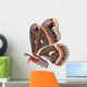 Flying Cecropia Moth White Wall Decal